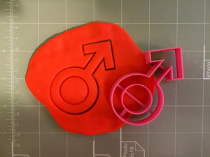 Boy Sign / Male Sign  Cookie Cutter - Arbi Design - CookieCutz - 3