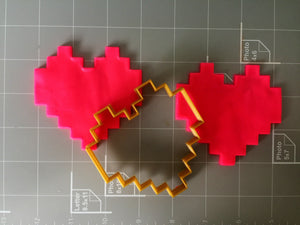 8-bit heart cookie cutter - Arbi Design - CookieCutz - 3