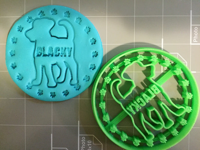 Customized Dog Cookie Cutter (with your dog'sname) Limited Edition