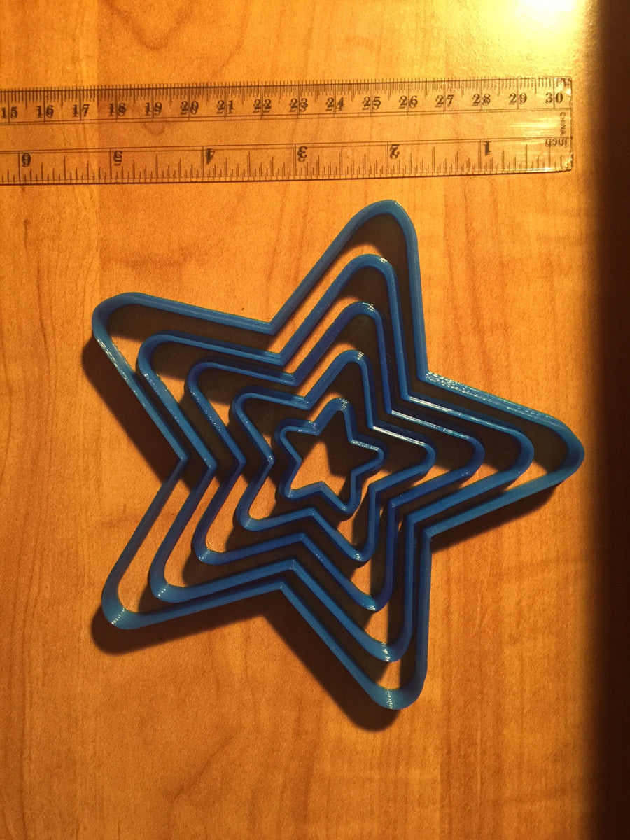 Star Cookie Cutter Choose Your Own Size Arbi Design CookieCutz