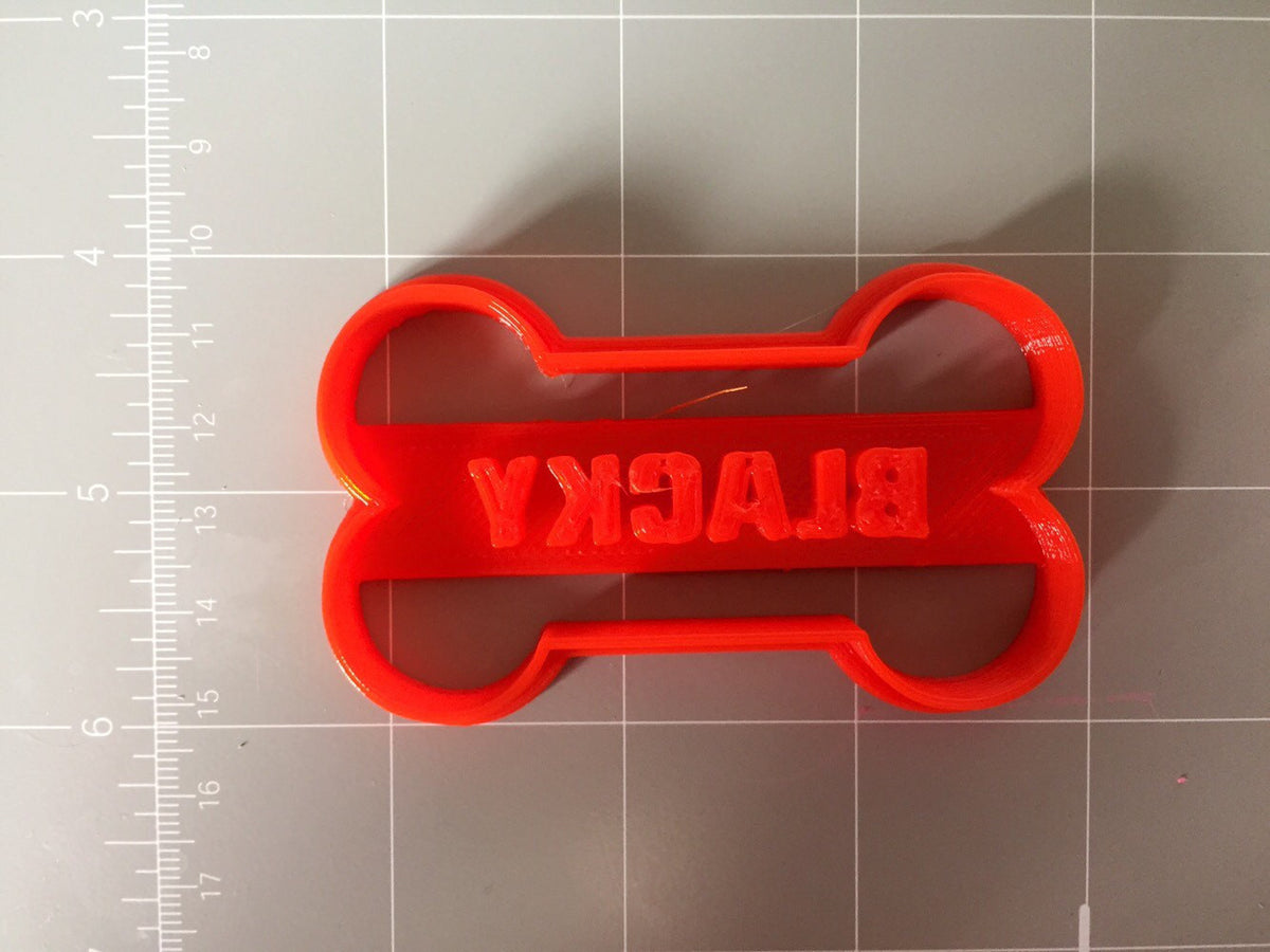 Personalized Dog Bone Cookie Cutter (for your puppies) Arbi Design