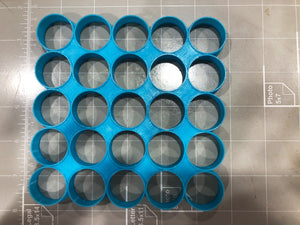 25 x 1” Circle Multicutter (5x5in)