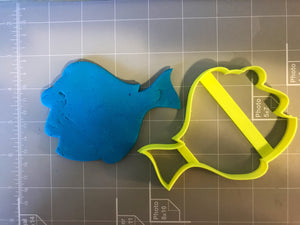 Blue Tang Fish Cookie Cutter