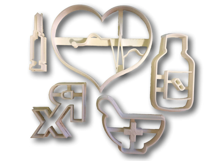 Medical Supplies (First Aid) Cookie Cutters (Bundle)