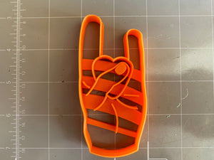 BS Sign with Heart Imprint Cookie Cutter