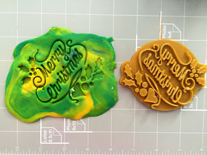 Merry Christmas Embosser/Stamp - Arbi Design - CookieCutz - 2