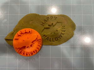 Happy Halloween Embosser/Stamp Cake Cookie Embosser, Icing Stamp
