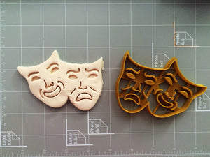 Comedy/Tragedy Masks Cookie Cutter - Arbi Design - CookieCutz - 3