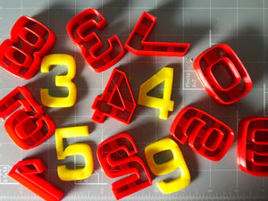 Numbers cookie cutters (set of 10)