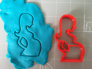 Pregnant women Cookie Cutter (Style 2) - Maternity cookie cutter - Arbi Design - CookieCutz - 2