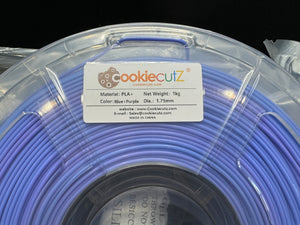 3D Printing Filament PLA+ Blue+Purple 💙/💜Gradient-1.75mm 1 KG-CookieCutz Brand