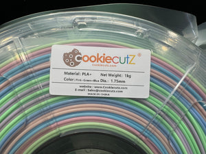 3D Printing Filament PLA+ Pink+Green+Blue 🩷/💚/💙Gradient-1.75mm 1 KG-CookieCutz Brand