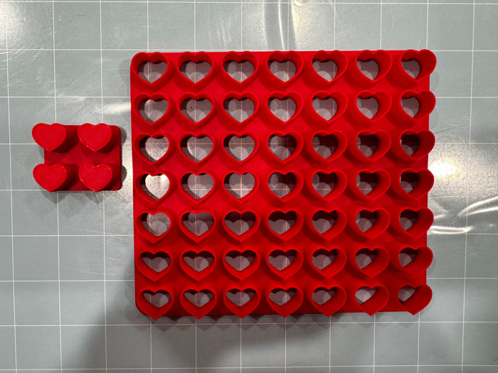 49x0.5” Mini Size Heart Multi Cutter