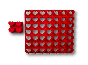 49x0.5” Mini Size Heart Multi Cutter