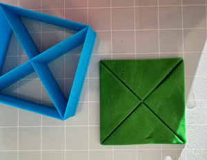 4 x 3.5”x2.5” Triangle Shape Multi Cutter