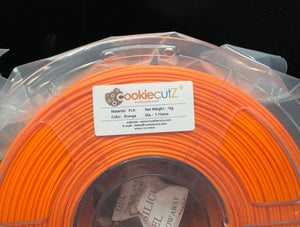 3D Printing Filament PLA Orange 🧡 - 1.75mm 1 KG-CookieCutz Brand