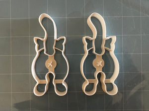 Kitty Butt Cookie Cutter Set - 2 Piece - 4 inch tall - Funny Kitten Cookie Cutters for Cat Lovers