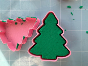 3”x3.5”x1.25 Christmas Tree 🎄 BATH BOMBS Mold!