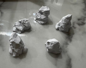 5 Pieces Stones DND Terrain Compatible with Dungeons and Dragons, Warhammer 40k, Miniature Wargaming, Tabletop RPGs, Wargame Scenery