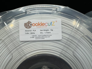 3D Printing Filament PLA White 🤍 - 1.75mm 1 KG-CookieCutz Brand