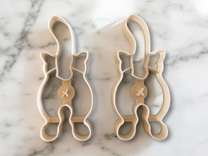 Kitty Butt Cookie Cutter Set - 2 Piece - 4 inch tall - Funny Kitten Cookie Cutters for Cat Lovers