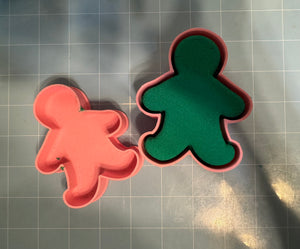 3.5”x2.75”x1.25” Gingerbread BATH BOMBS Mold!