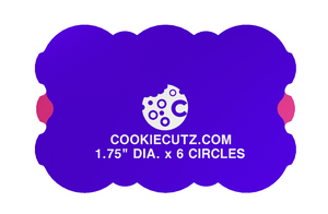 1.75" Diameter x 6 Circles Multi Cutter With Full Pusher