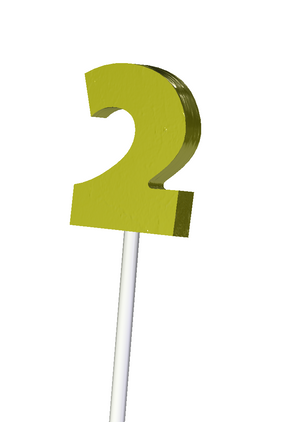 Numbers 0 to 9 Cake Pop Mold / Cutter / Pusher Set