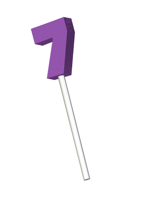 Numbers 0 to 9 Cake Pop Mold / Cutter / Pusher Set
