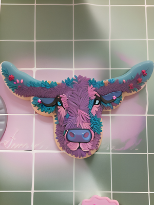 Highland Cow Cookie cutter