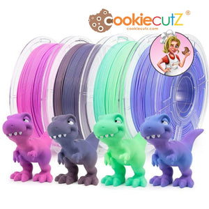 3D printing Filament PLA+ Pink+Purple 🩷/💜Gradient - 1.75mm 1 KG -CookieCutz Brand