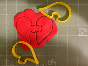 Puzzle heart cookie cutter - Arbi Design - CookieCutz - 4