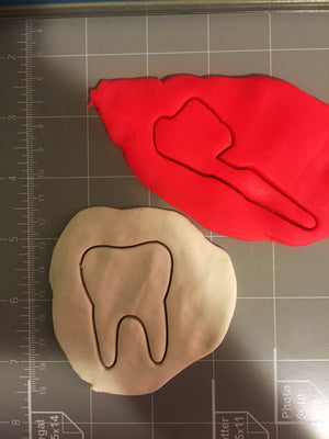 Tooth And Tooth Brush Cookie Cutter Set - Arbi Design - CookieCutz - 3