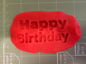 Happy Birthday Fondant Embosser - Arbi Design - CookieCutz - 2