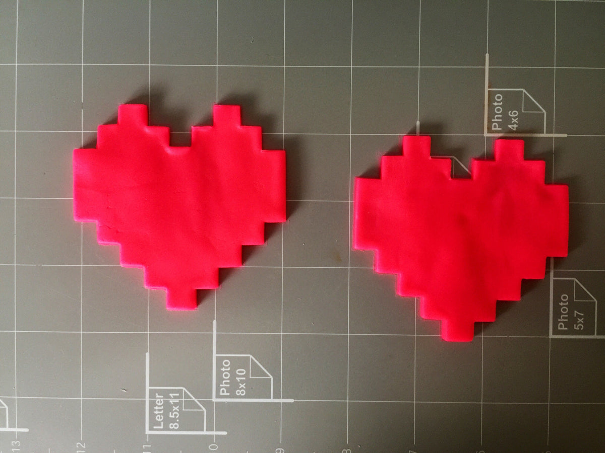 8-bit heart cookie cutter – Arbi Design - CookieCutz