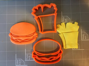 Burger and Fries Cookie Cutter (Set) - Arbi Design - CookieCutz - 3