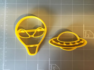Alien and UFO cookie cutter set - Arbi Design - CookieCutz - 3