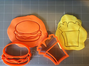 Burger and Fries Cookie Cutter (Set) - Arbi Design - CookieCutz - 2