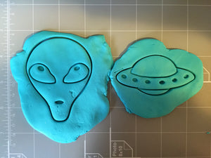 Alien and UFO cookie cutter set - Arbi Design - CookieCutz - 2
