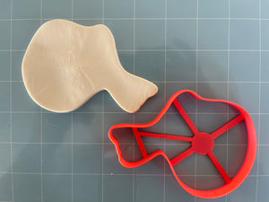 Horse Saddle outline Cookie Cutter