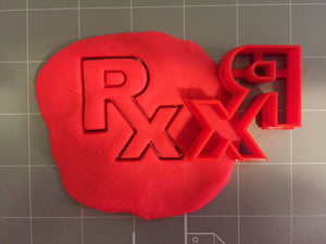 Medical Rx logo Cookie Cutter - Arbi Design - CookieCutz - 2