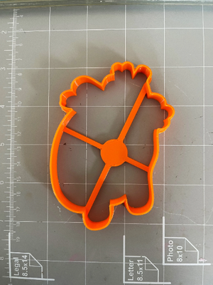 Heart Anatomy Outline Cookie Cutter
