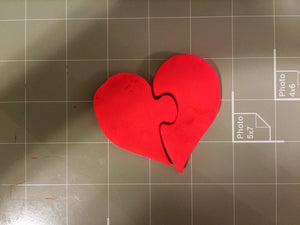Puzzle heart cookie cutter - Arbi Design - CookieCutz - 2