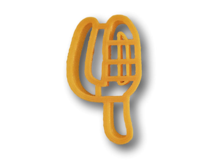 Number Four in Comic Font Cookie Cutter