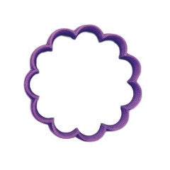 scalloped Round Cookie Cutter - Pick your own size