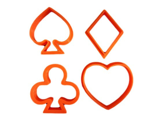 Playing Cards Cookie Cutter Set