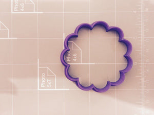 scalloped Round Cookie Cutter - Pick your own size - Arbi Design - CookieCutz - 3