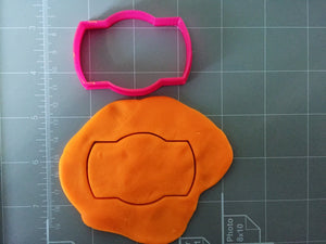 Plaque shape 3 Cookie Cutter - Arbi Design - CookieCutz - 2