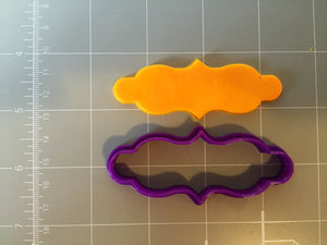 Fancy Label cookie cutter - Arbi Design - CookieCutz - 4