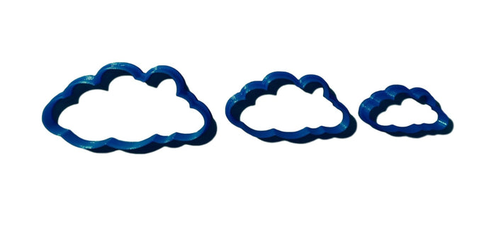 Clouds Cookie Cutter -  pick your own size